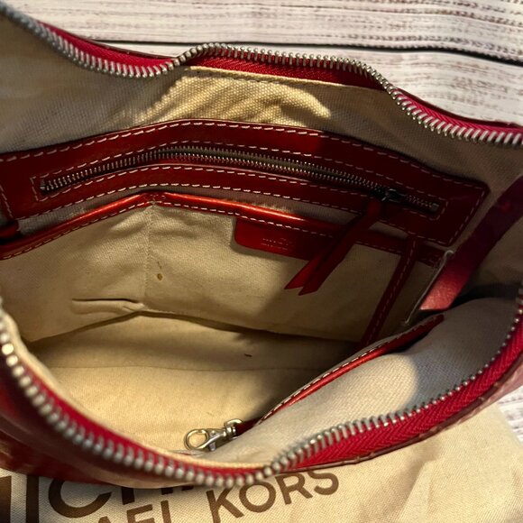 Michael Kors red shoulder bag - Picture 5 of 8